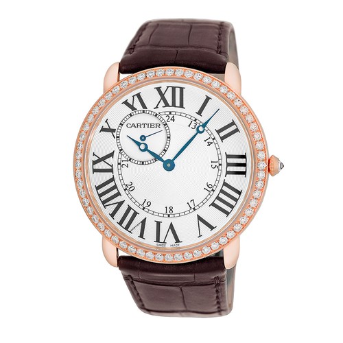 CARTIER 18K Yellow Gold 42mm Ronde Louis Cartier WR007001-3268 Warranty Box