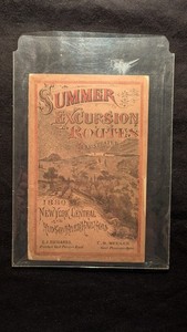 Summer Excursion Routes New York Central And Hudson River Railroad 1880