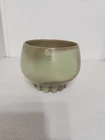 Vintage Frankoma Pottery Planter  Cogwheel 235 Bowl Prairie Green