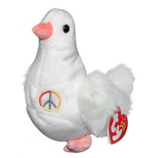 Ty Beanie Baby Serenity - MWMT Bird Dove 2002 