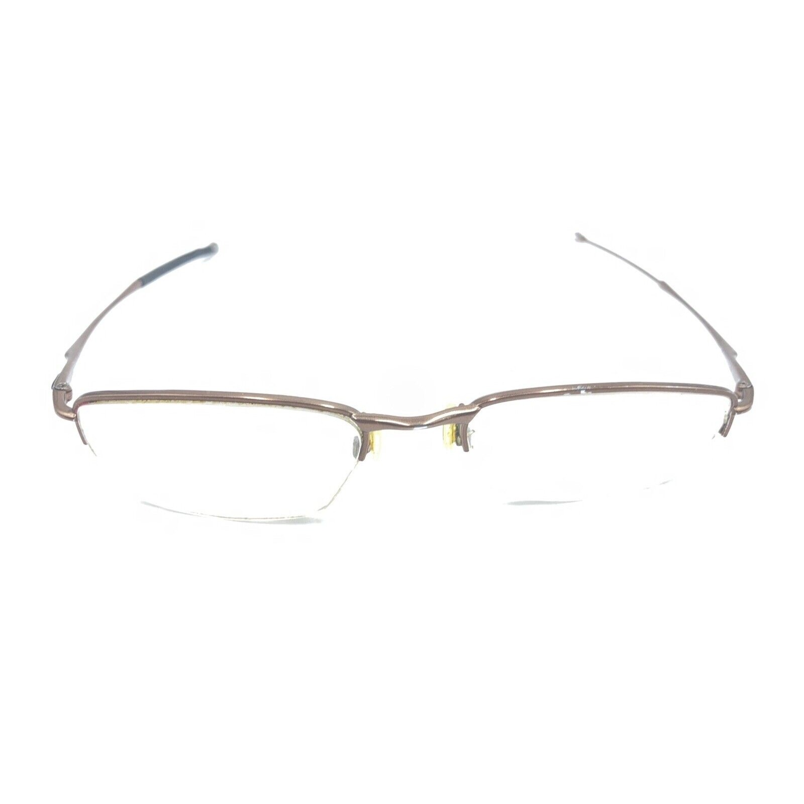 Oakley Jackknife 4.0 Polished Brown Metal Half Rim Eyeglasses Frames 51 ...