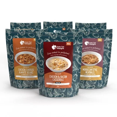 SHAKE THAT WEIGHT Chicken Lovers Bundle (6 Meals) High Protein Ready Meal | Camping, Hiking, Gym