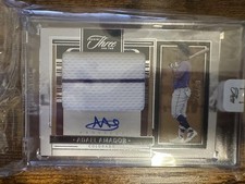 ADAEL AMADOR 2024 PANINI THREE AND TWO BASEBALL PROSPECT PATCH AUTO /99