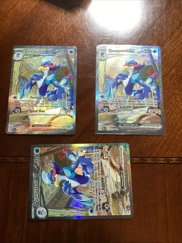 Quaquaval ex 260/193 Sv02: Paldea Evolved Holo Three Cards Mint  Great Price