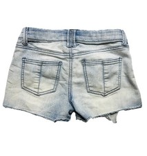 Cherokee Shorts Girls Medium Blue Denim Distressed Casual Aztec Kids Youth