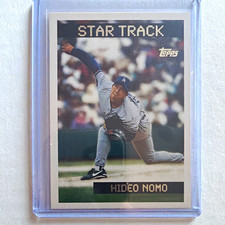 Topps 1995 Traded &amp; Rookies Star Track Hideo Nomo Rookie Dodgers #40T