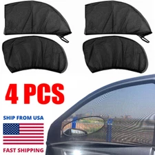 4x Car Summer Window Sunshade Side Window Folding Car Sunshade Sun Protection US