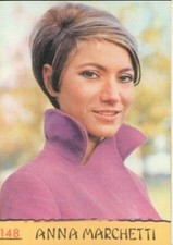  FIGURINE PANINI SINGERS & SHOW 1968 -ANNA MARCHETTI -N.148*REC