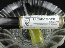 LUMBERJACK Men's Cologne Oil, Roll On Cologne, Cedarwood Sandalwood Fragrance