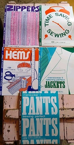 Stitch In Time Leaflets Coats & Clark Lot 13 Sewing Instructions Various Volumes - Foto 5 di 5