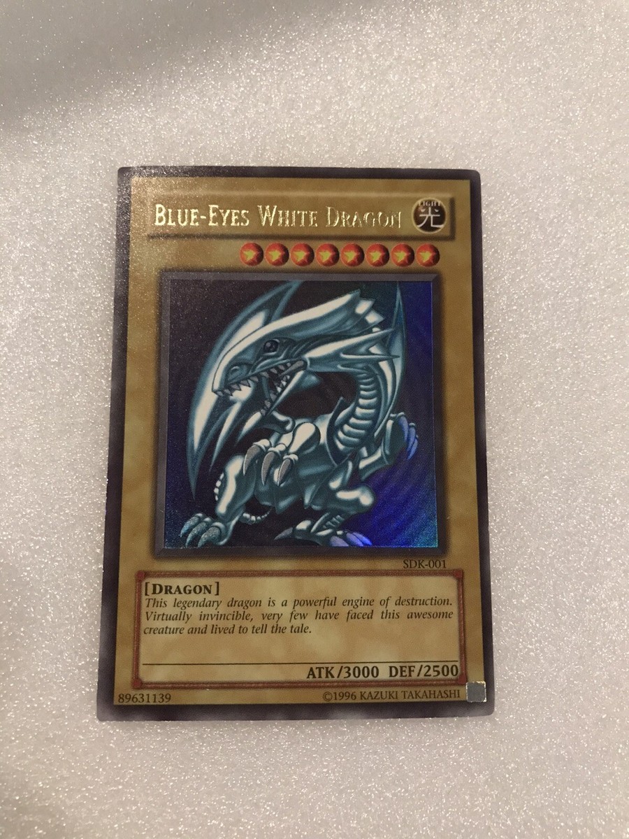 Blue Eyes White Dragon YuGiOh 1996 | eBay