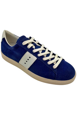 ECCO Women's Street Lite Retro Sneaker Blue Depths/White