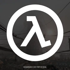 Half Life 2 Lambda - Gordon Freeman Vinyl Decal Sticker