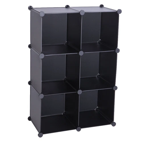6-Cube Closet Organizer Storage Shelves Cubes Organizer DIY Closet Cabinet New - Picture 8 of 15