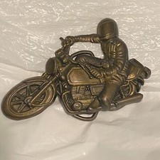 Motorcycle Belt Buckle Vintage Motorcyclist