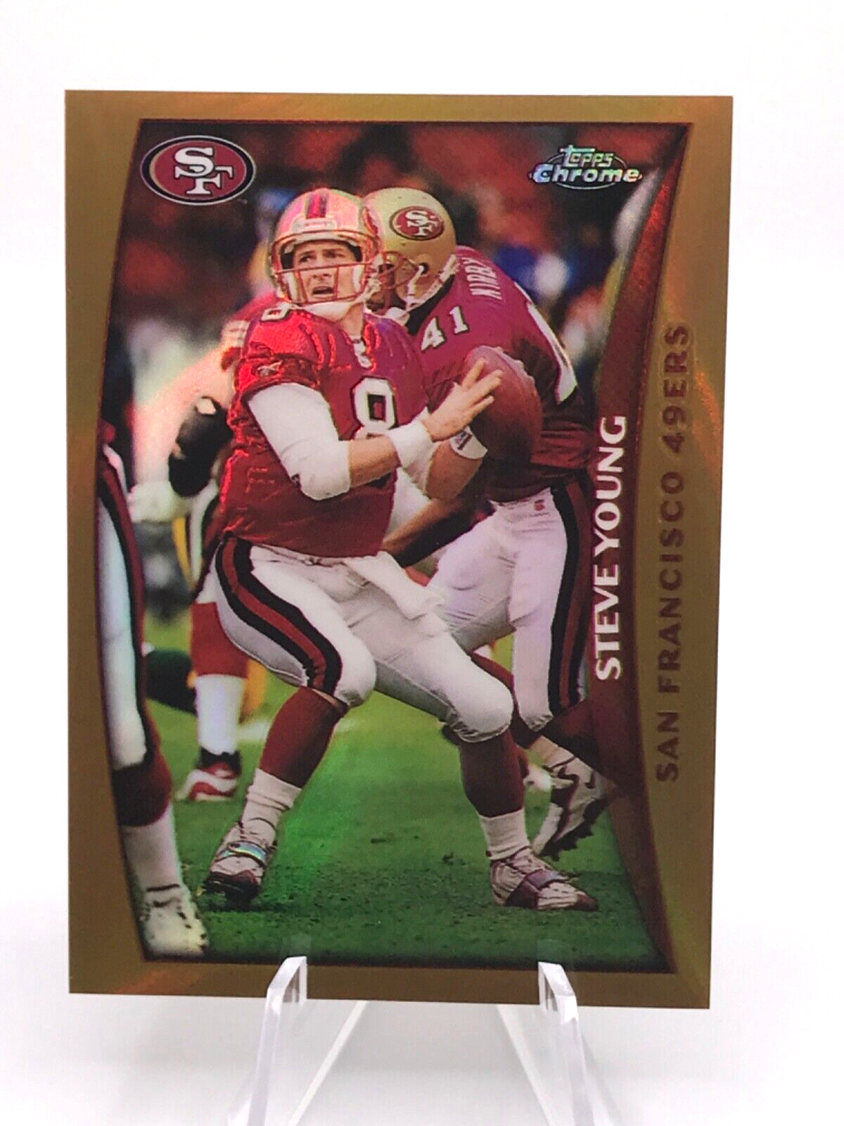 Steve Young 1998 Topps Chrome Refractor #149 HOF San Francisco 49ers Sharp!