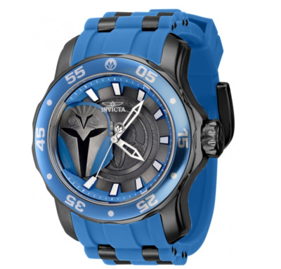 Invicta Star Wars Bo Katan Mens 48mm Limited Edition Gunmetal Quartz Watch 41376