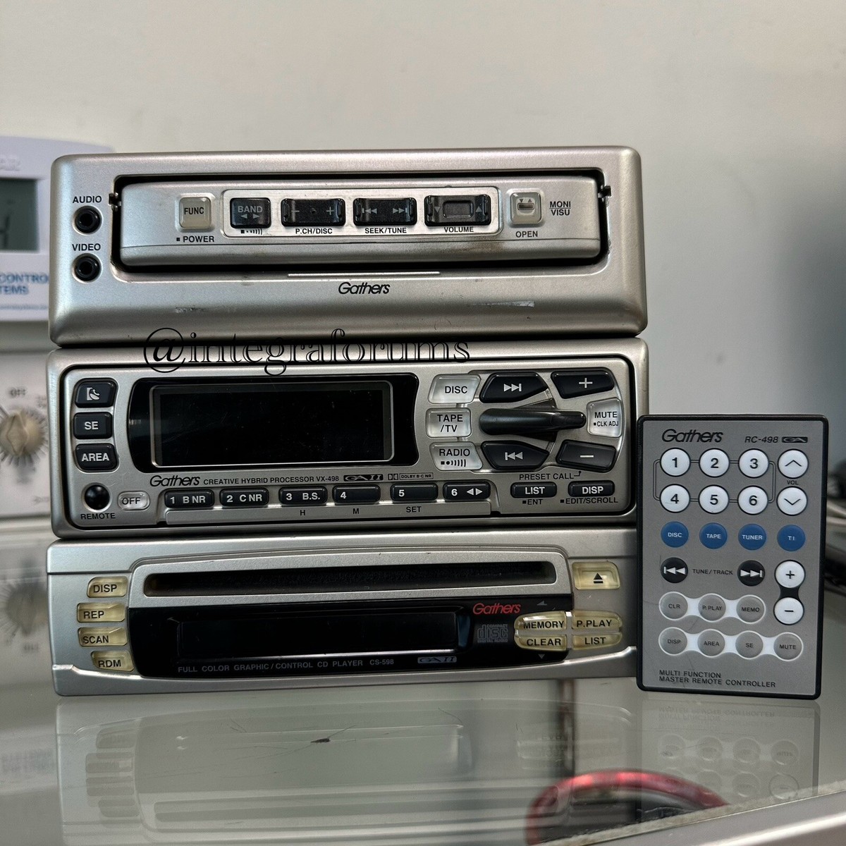 JDM Honda Access Gathers Radio Cassette/CD player/ Tv Media Dc2 