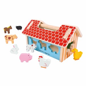 wooden farmhouse toy