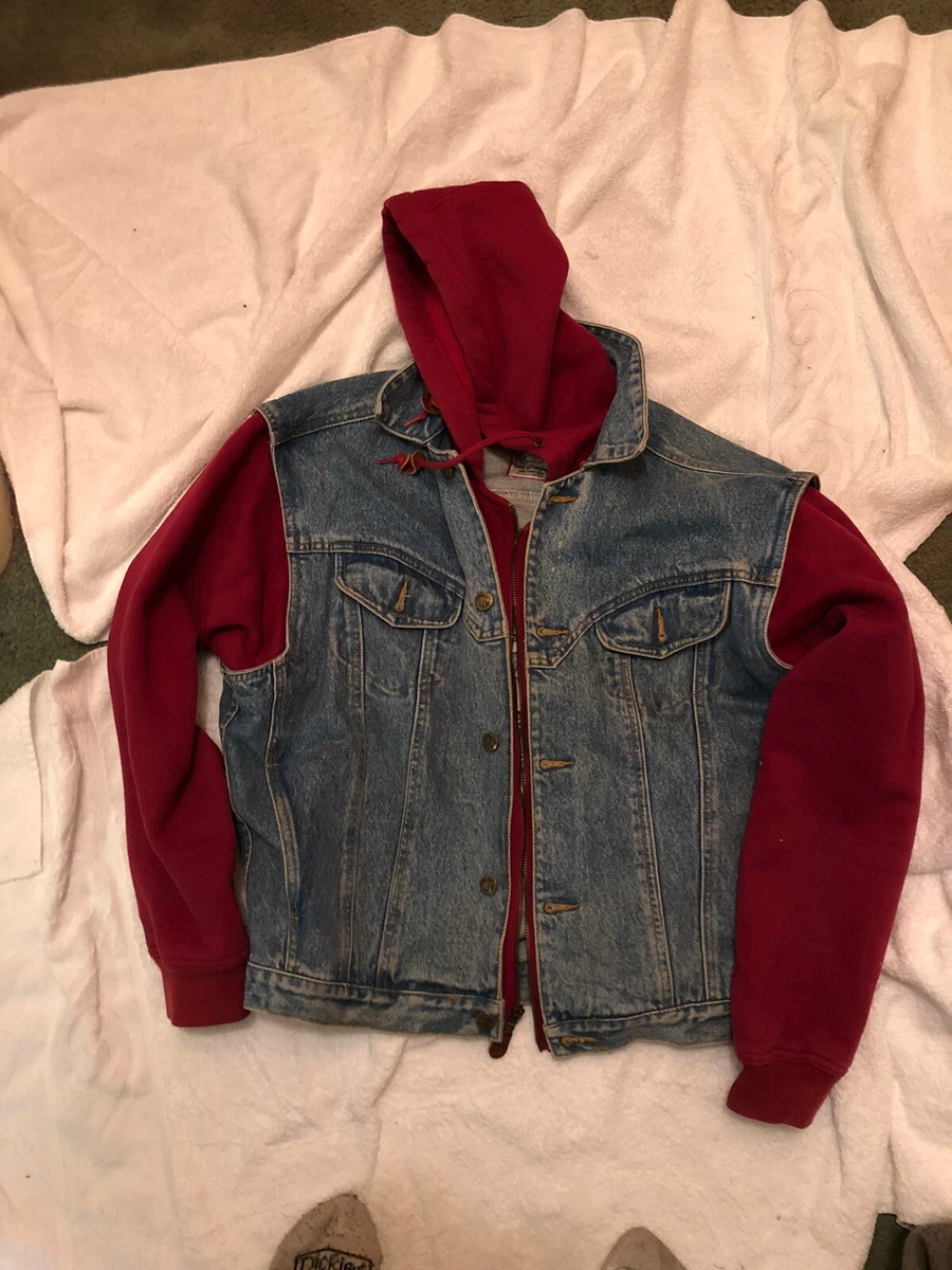 Jean jacket and sweatshirt new arrivals