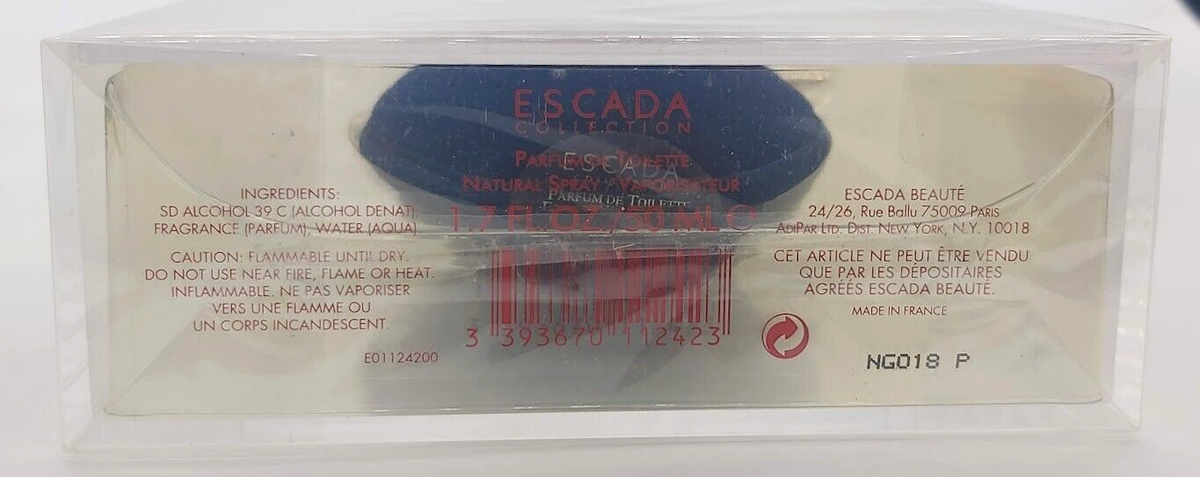 ESCADA COLLECTION 廃盤品 レア 限定価格 ❤️ESCADA COLLECTION 2003 EDITION,PARFUM DE TOILETTE,NAVY BOTTLE