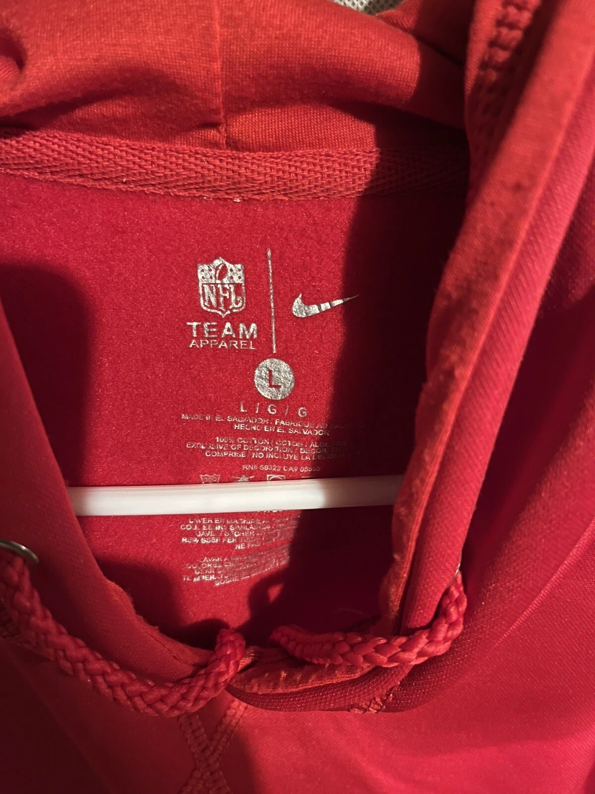 VETEMENTS Felpa con cappuccio NFL Team Abbigliamento Tampa Bay Buccaneers pullover rosso taglia grandi tasche con cerniera