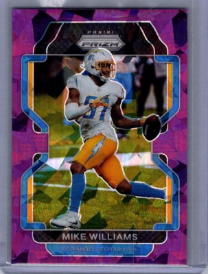 2021 Prizm Purple Ice Prizm /225 #167 Mike Williams Chargers