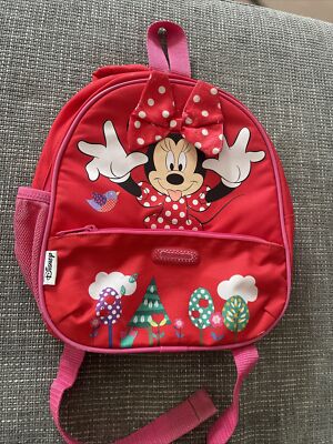 Original Samsonite Disney Minny Mouse Backpack Rucksack Selten Red Edition