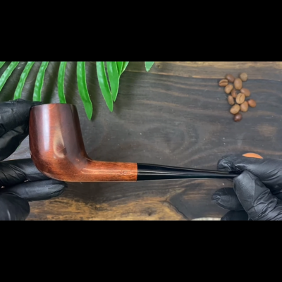 5' Wooden smoking tobacco light weight Liverpool straight shape small bowl  pipe