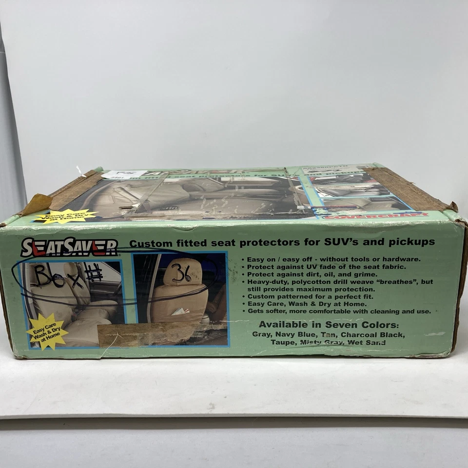 Seat Saver SS2380PCTN Tan Seat Cover for 2007-08 Jeep Wrangler Front Row Buckets - Image 2 of 4