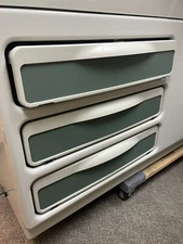 Midmark Ritter 204 DRAWER INSERTS Set of 8 Moss Black Others #002-10200-00-XXX