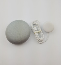 Google Home Mini Smart Speaker Gray Model HOA W/ Power Cable Tested Working