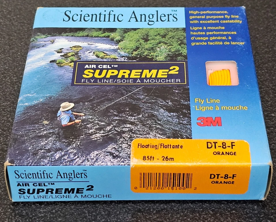 Fly Line Orange DT-8-F Scientific Anglers Air Cel Supreme 2 Floating - Image 3 of 3