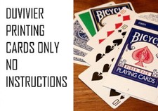 Printing by Dominique Duvivier 1988 - Cards / Box Only - No Instructions