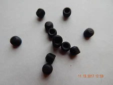 SOCKET SET SCREWS  3/8-24 x 5/16"  FLAT POINT BLACK ALLOY  12 PCS. NEW