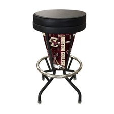 NCAA - Lighted Boston College Swivel Bar Stool College Team Logo