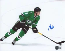Miro Heiskanen Signed Dallas Stars 8x10 Photo  Beckett Witness BAS COA #3