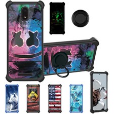 for BLU View 1 B100DL Phone Case Cover Glass Screen Protector T2