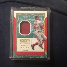 🔥📈Mookie Betts 2019 Chronicles Cornerstones Reserve Materials (4/5)(MARBLE)💎