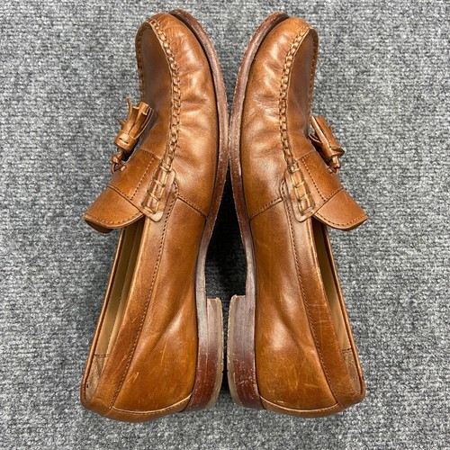 Cole Haan Schuhe Herren 8,5 Braun Leder Pinch Quaste Halbschuh Ledersohle - Bild 6 von 17