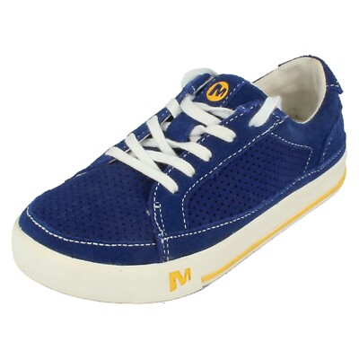 SALE Boys Merrell Lace Up Trainers Skyjumer Twist Kids UK