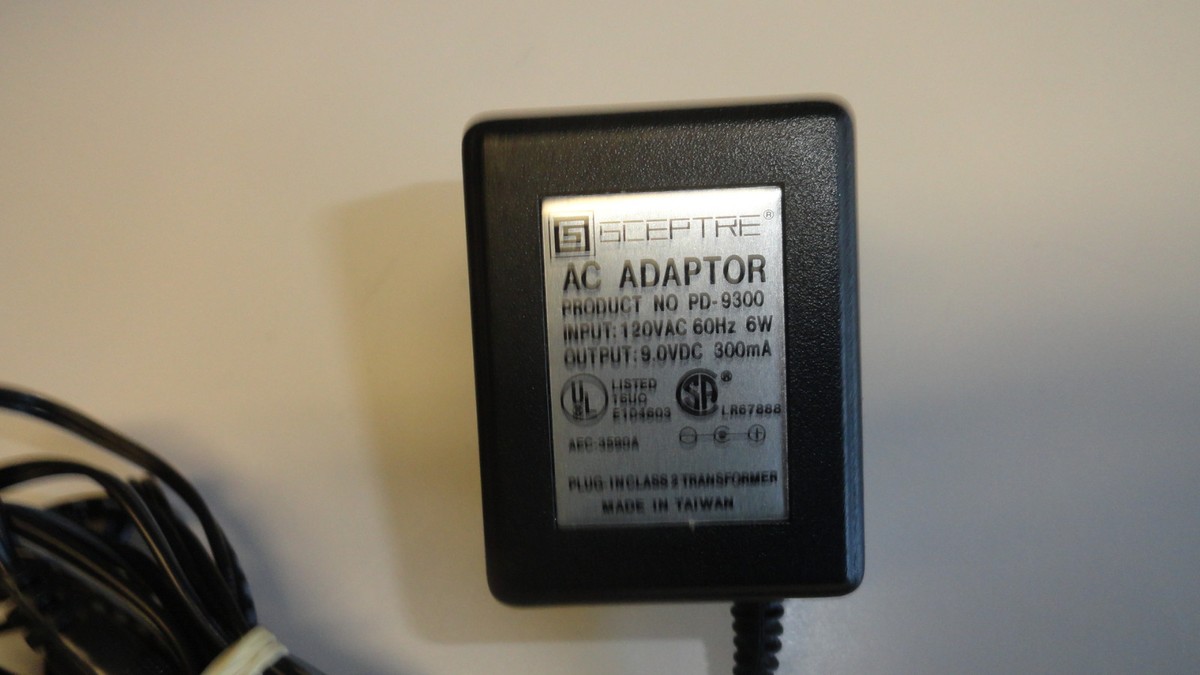 ZZ6: SCEPTRE Genuine AC Adaptor Power Supply PD-9300 | eBay