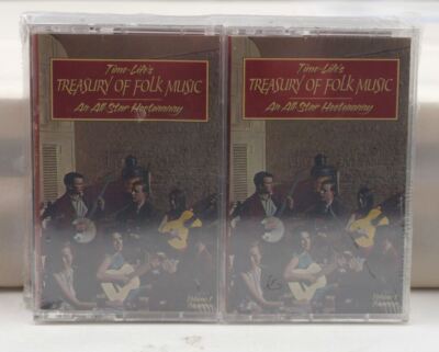4 Cassette Tape Set TREASURY OF FOLK MUSIC An All Star Hootenanny Sealed New