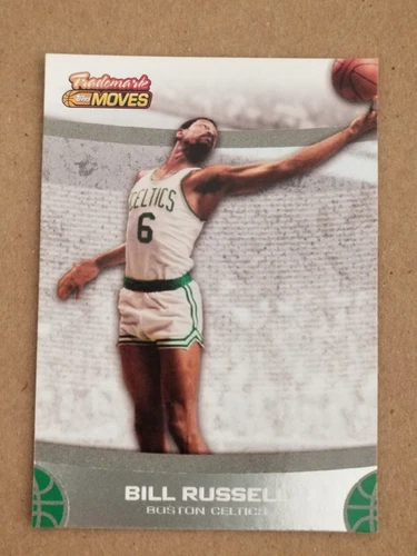 Bill Russell 2007-08 Topps Trademark Moves #50 Boston Celtics HOF