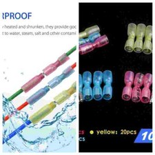 Heat Bullet Female Male Wire Electrical Connector Crimp Terminal 22-10AWGShrink