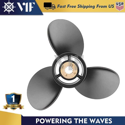 Replace Alu Propeller 48- 73136A45 Fit Mercury 25-70HP 10 3/8 x 13 Outboard 13t