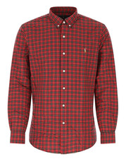 98.50 Polo Ralph Lauren Men's, Classic Fit Plaid Oxford Shirt, Multi, S