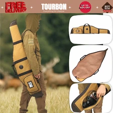 Tourbon 48" Hunting Rifle Case Soft Padded Scope Cover Gun Carry Bag Side Pocket