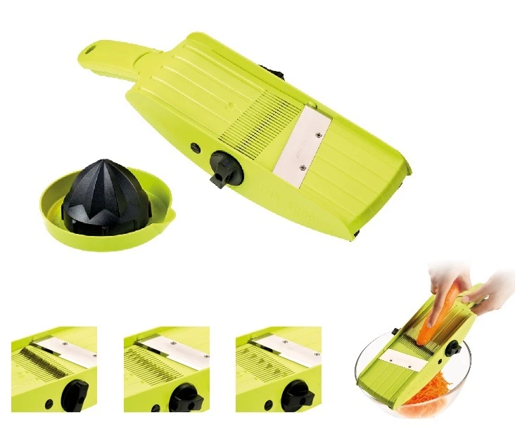 TNS 3000 All-IN-1 Mandolin Vegetable/Fruit Slicer Julienne Cutter Chopper Juicer
