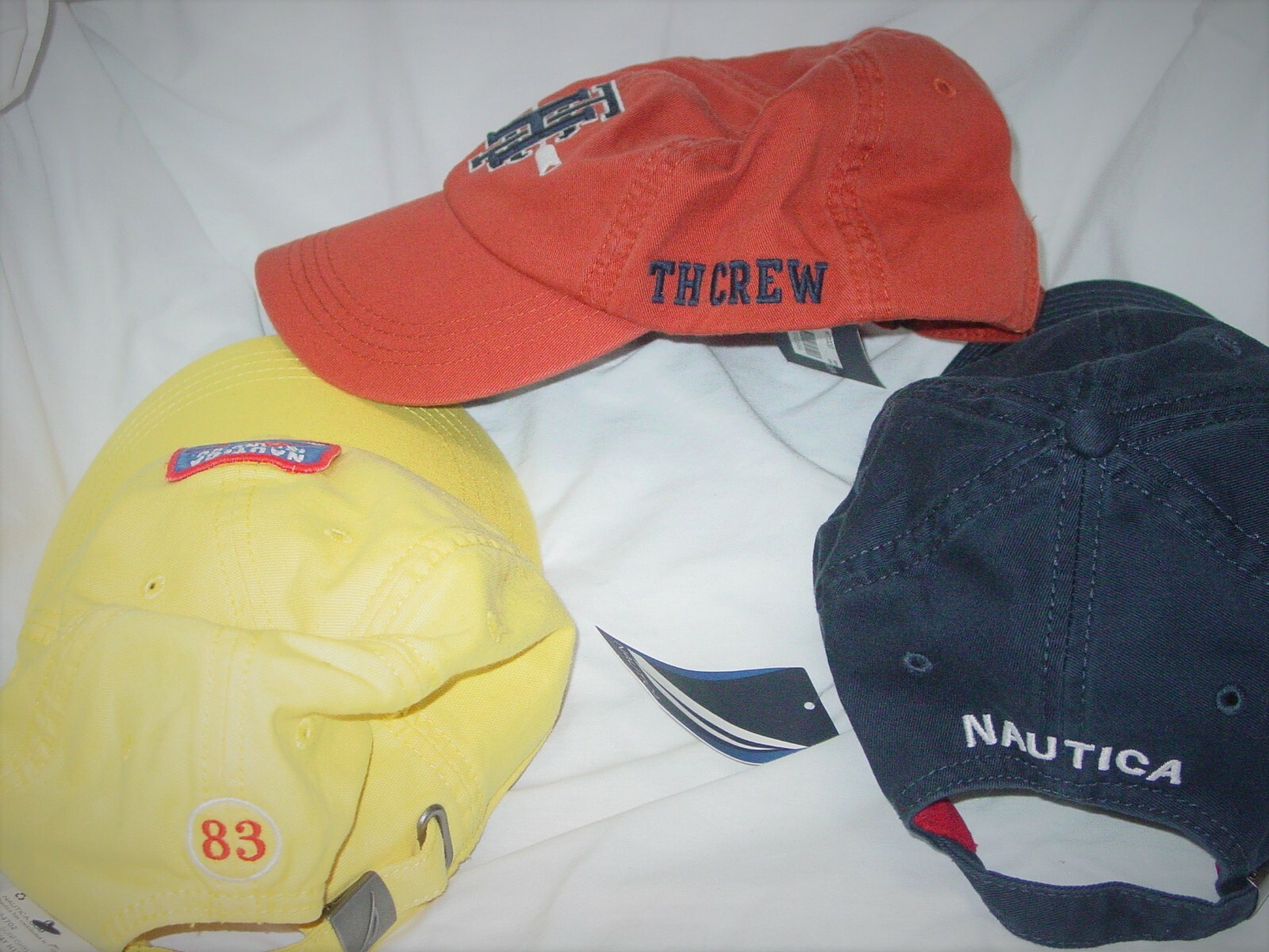 3 NWT OOP MEN'S EMBROIDERED NAUTICA & TOMMY HILFIGER HATS - ADJUSTABLE-OSFA thumbnail 2